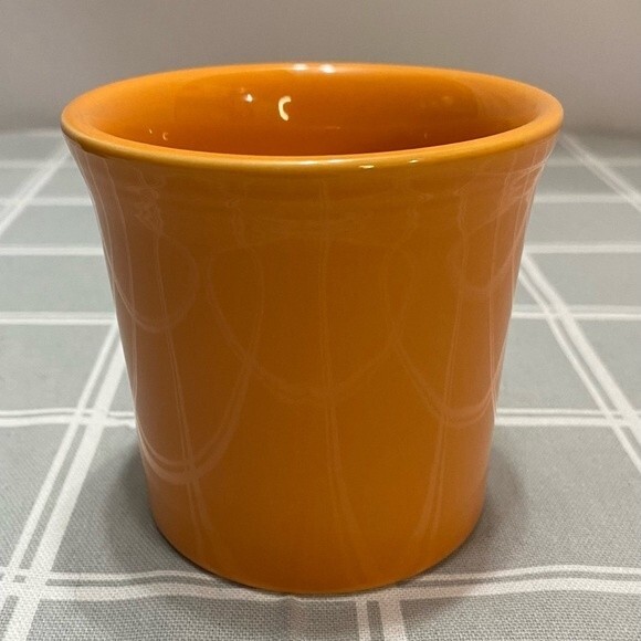 Fiestaware HLC USA Replacement Tangerine Orange Ring Handle Coffee Mug Tea Cup - Picture 2 of 8
